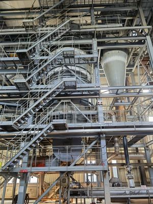 Twin Screw Fluidized Bed Sewage Sludge Incineration Plant For Performance And Natural Gas Fuel